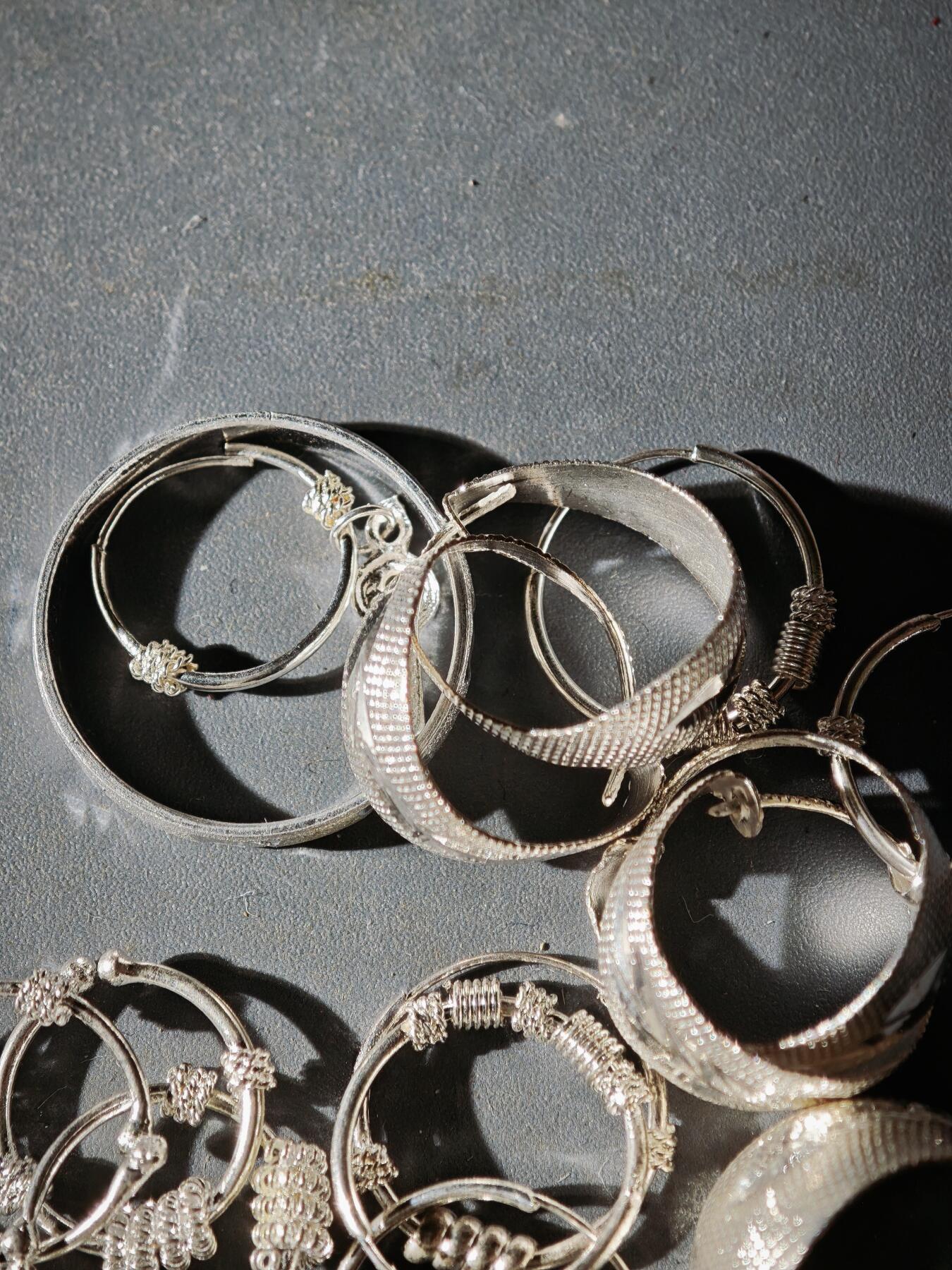 114期新疆红钱粟特钱币丝路钱币专场 2镀银饰品