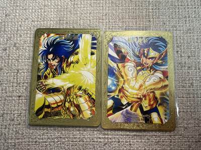 欢迎送拍、零成本上架，释放现金流，合理分配上拍卡品 - 【金属卡246/299、178/299】双子座、水瓶座 圣斗士星矢