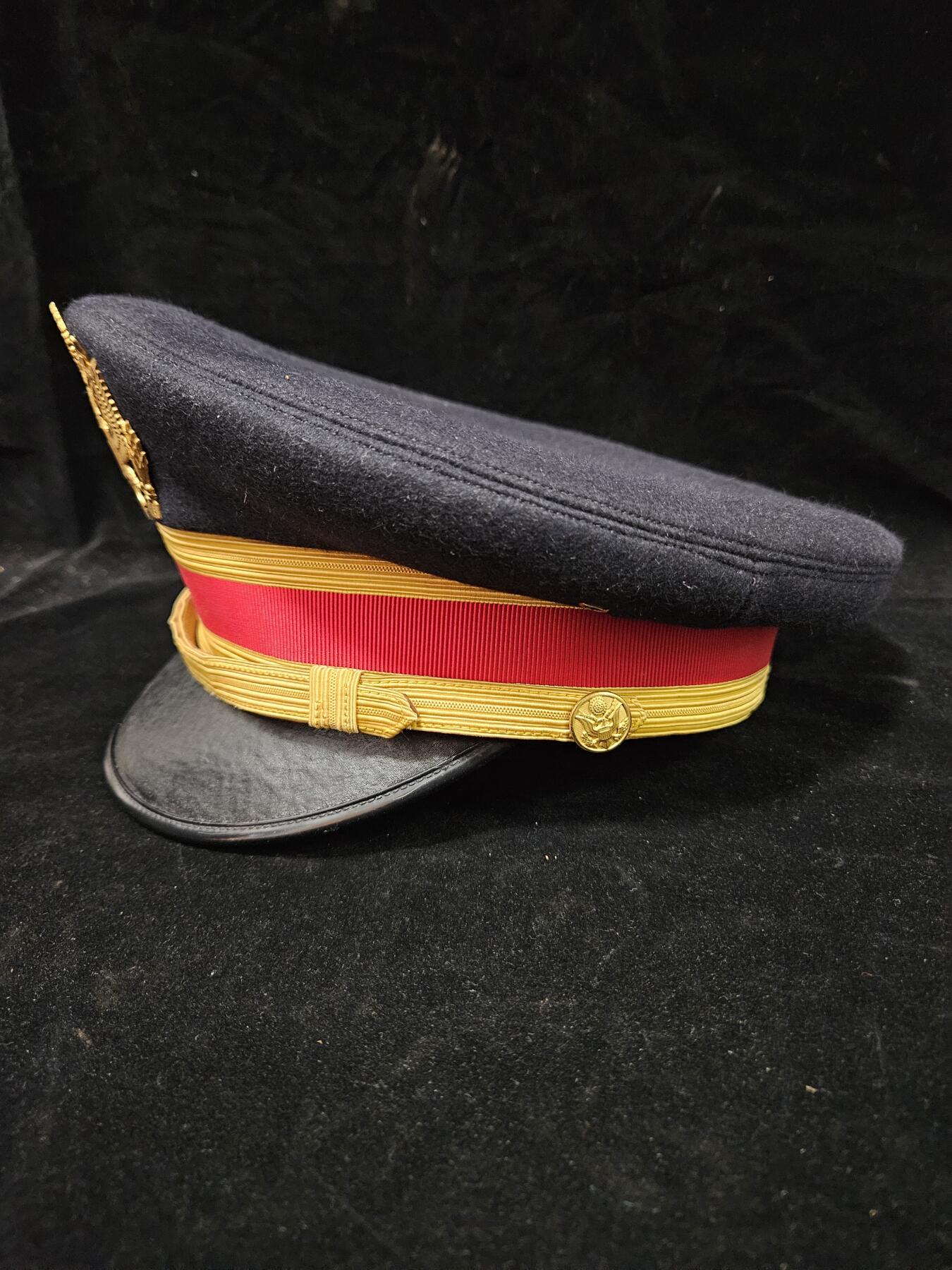 0元起拍勋章 第330期 咸鱼国勋章拍卖专场 2月1日（周日）下午6：00开始 美国陆军炮兵礼服尉官帽 56CM