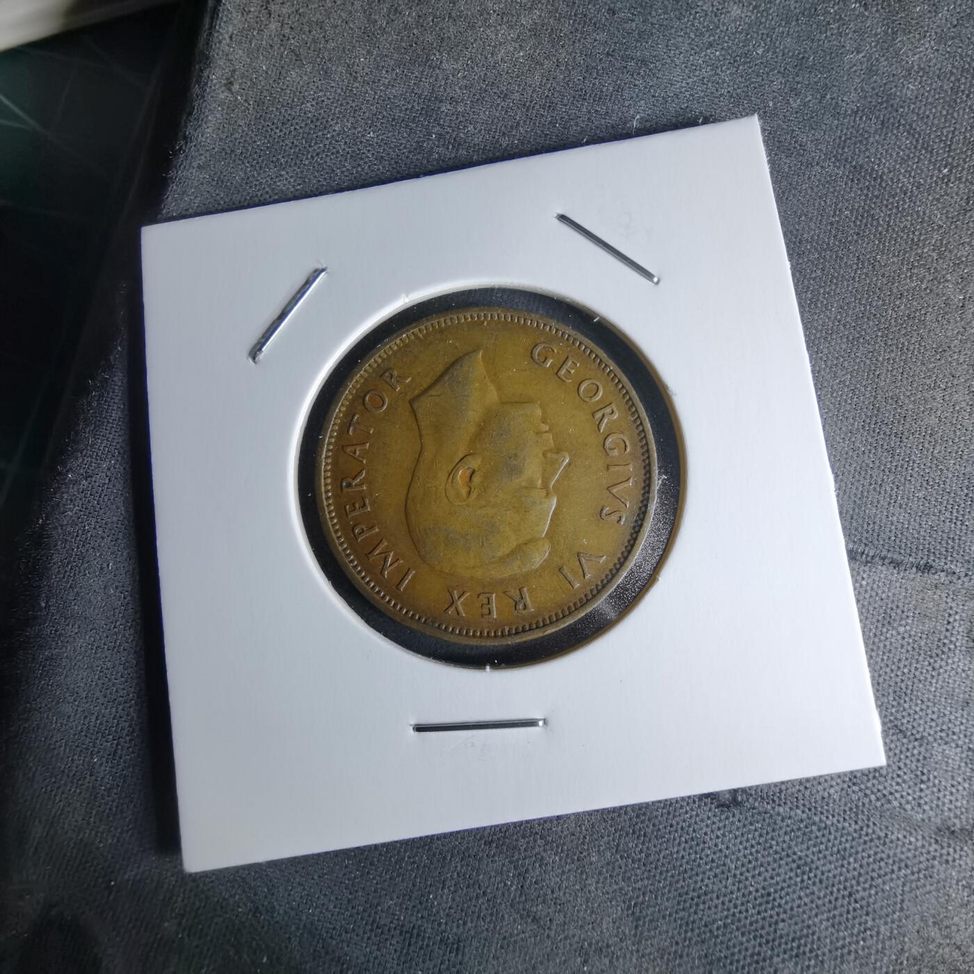 沼泽如烟--第979场 南非1942年半便士