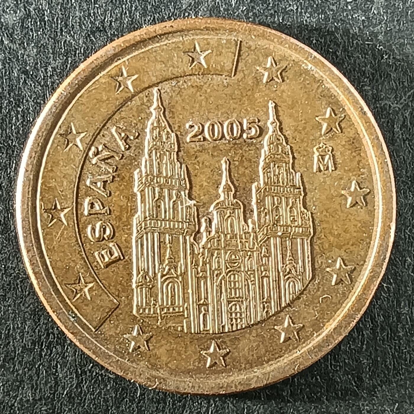 逸泉钱币2026第十四场世界各国散币纪念币A1214-1613 1253 西班牙5欧分