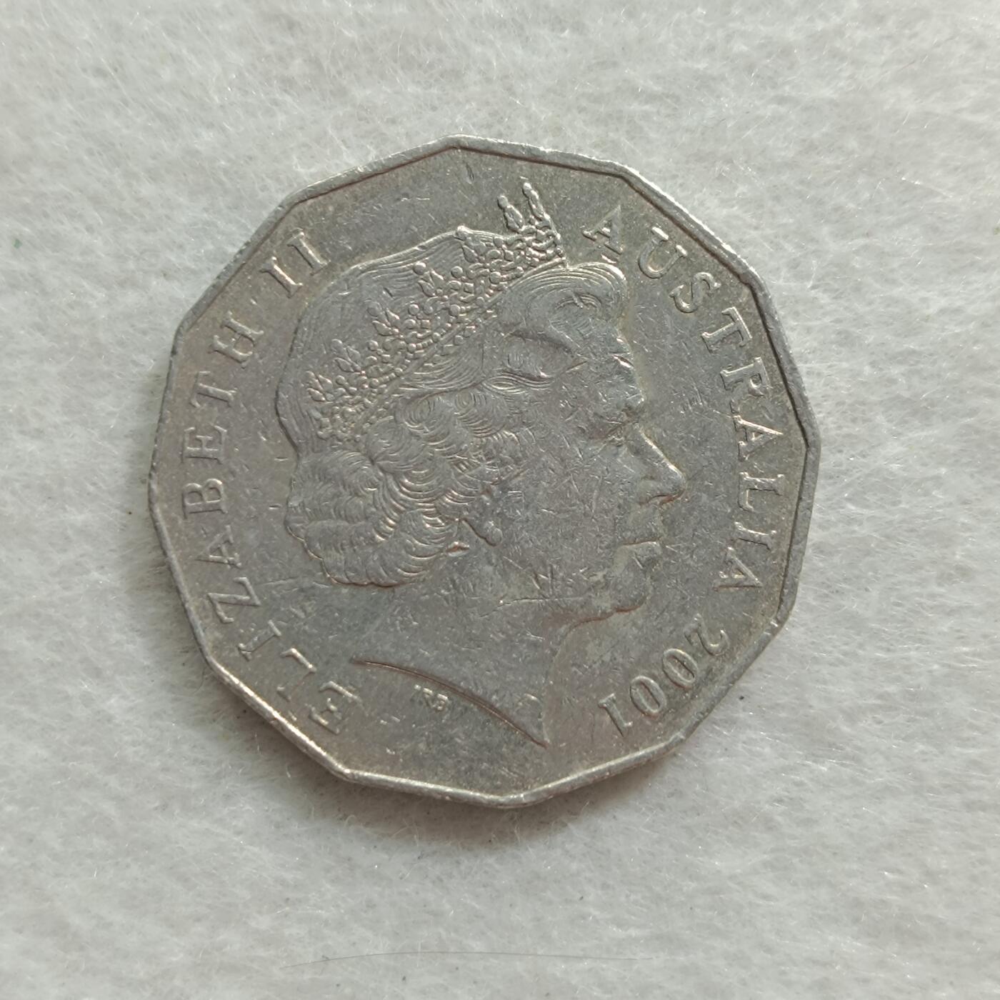 君烨收藏 0元起拍 散币场 每天一场 可留存 第22场 周日发货 11澳大利亚50分纪念币