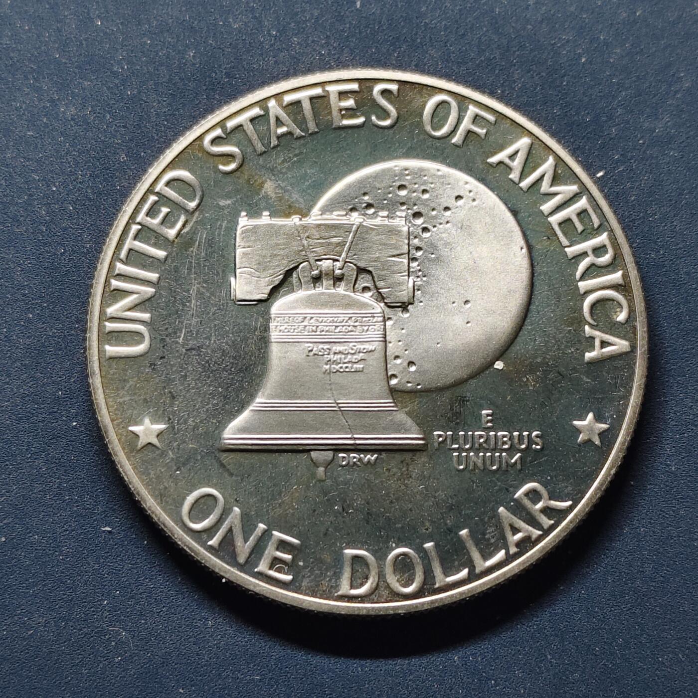 【全场包邮】纯粹捡漏拍498场-持续更新中 美国1976年1元独立200周年精制纪念币