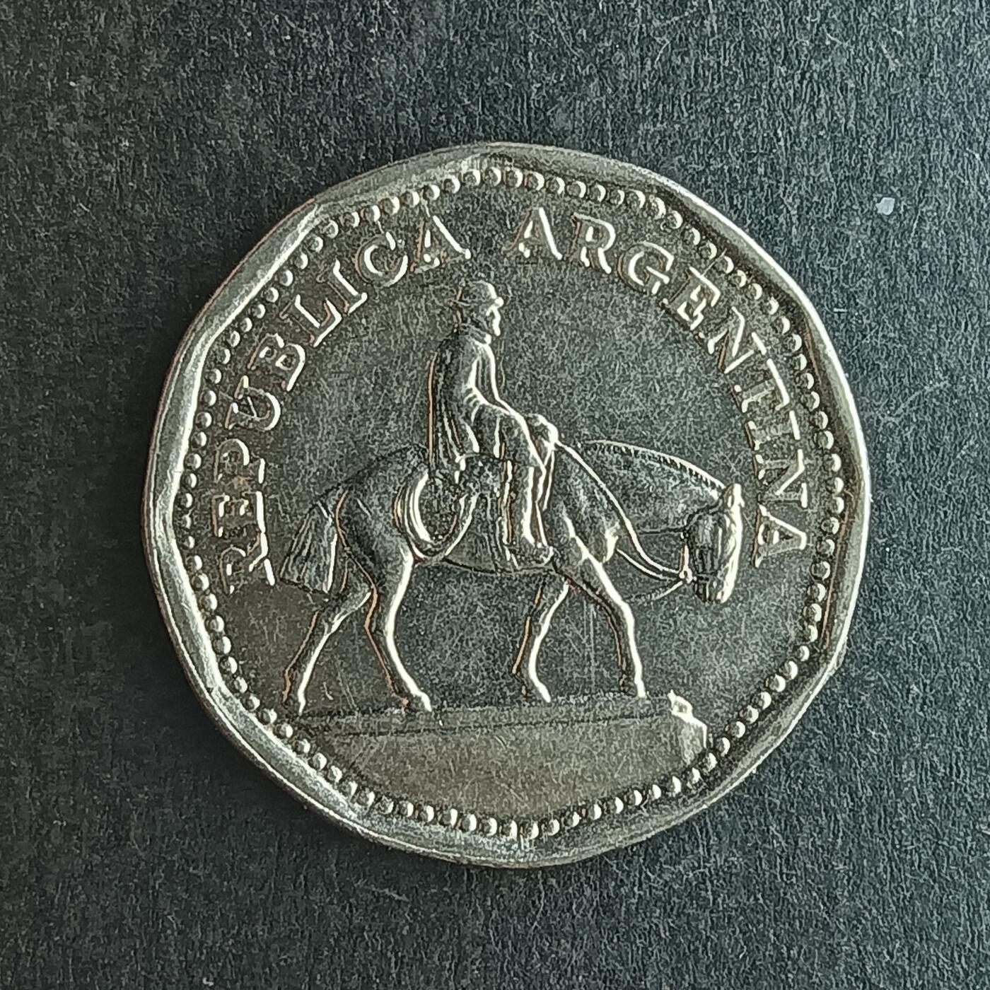 逸泉钱币2026第十四场世界各国散币纪念币A1214-1613 1254 美洲阿根廷硬币10比索