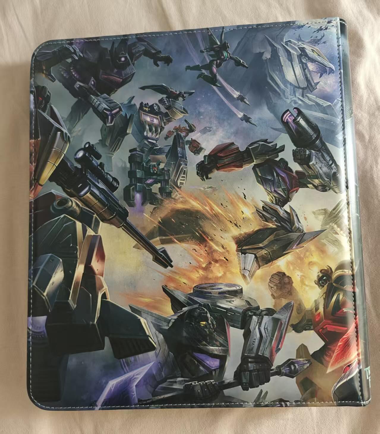 春节前倒数第二场！！龙虎卡牌-七四场（满200元包邮，无佣金，每周六结拍，欢迎送拍） 变形金刚图鉴卡对决9宫  接驳拉链册 (尺寸33.5*28.5*5.5)