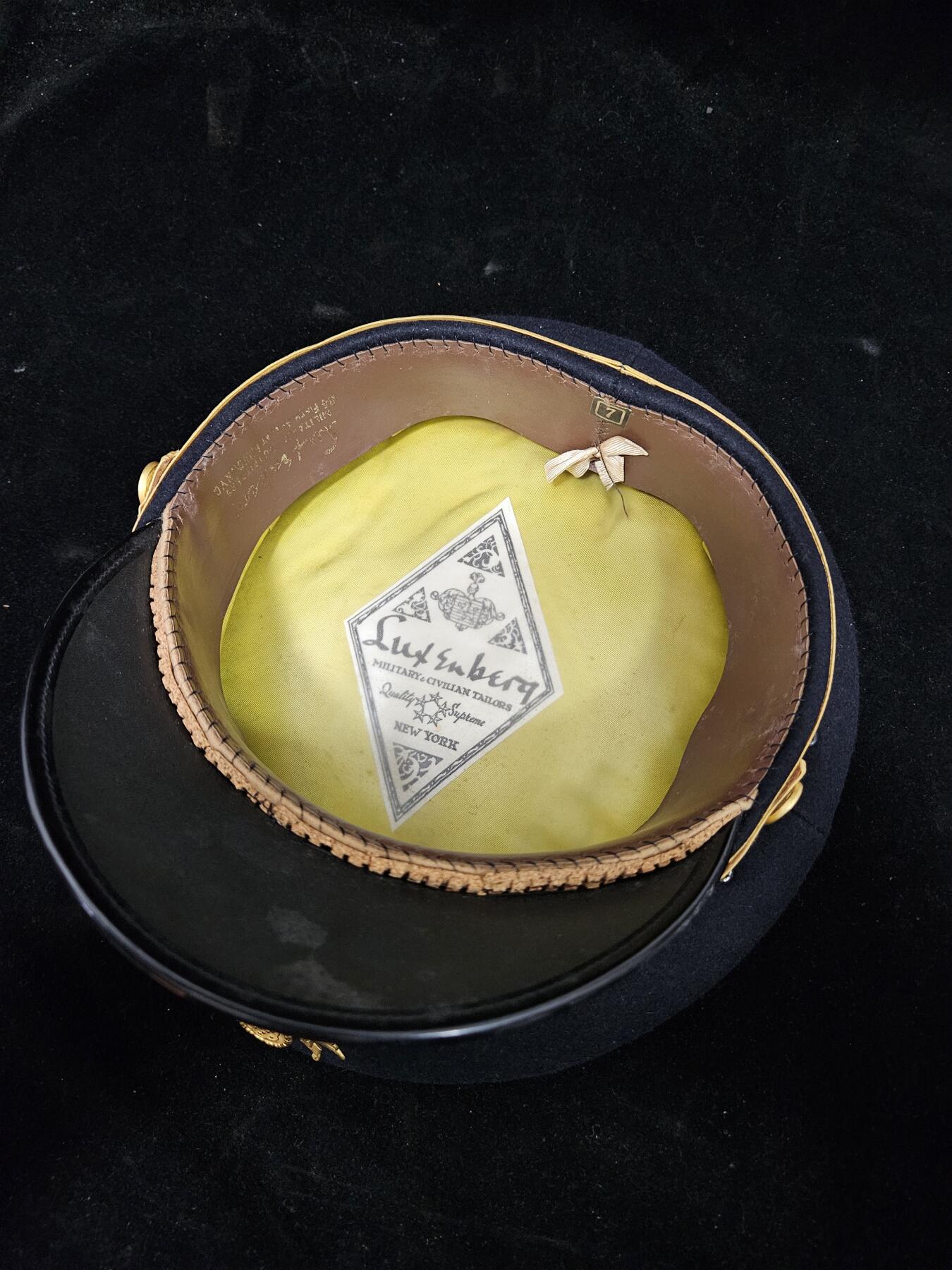 0元起拍勋章 第330期 咸鱼国勋章拍卖专场 2月1日（周日）下午6：00开始 美国陆军炮兵礼服尉官帽 56CM