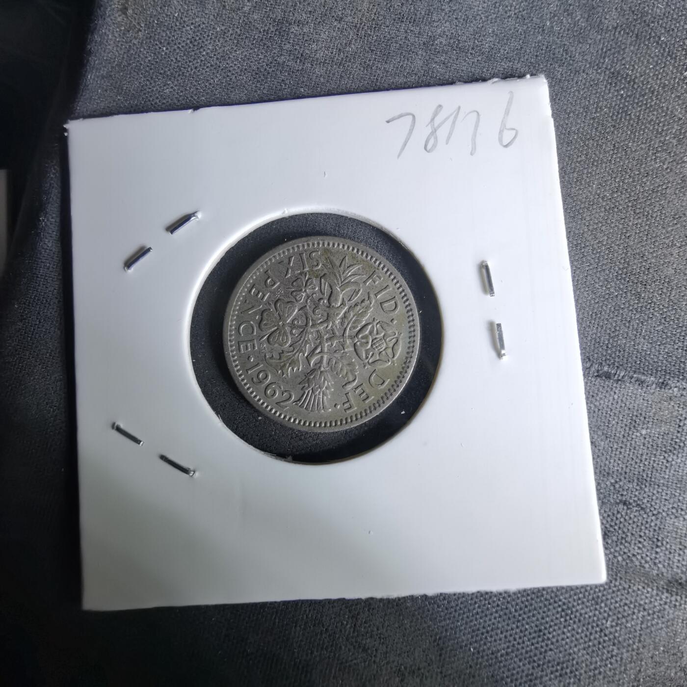 沼泽如烟--第978场 英国1962年6便士