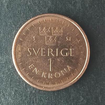 逸泉钱币2026第十四场世界各国散币纪念币A1214-1613 - 1364 瑞典王国1克郎