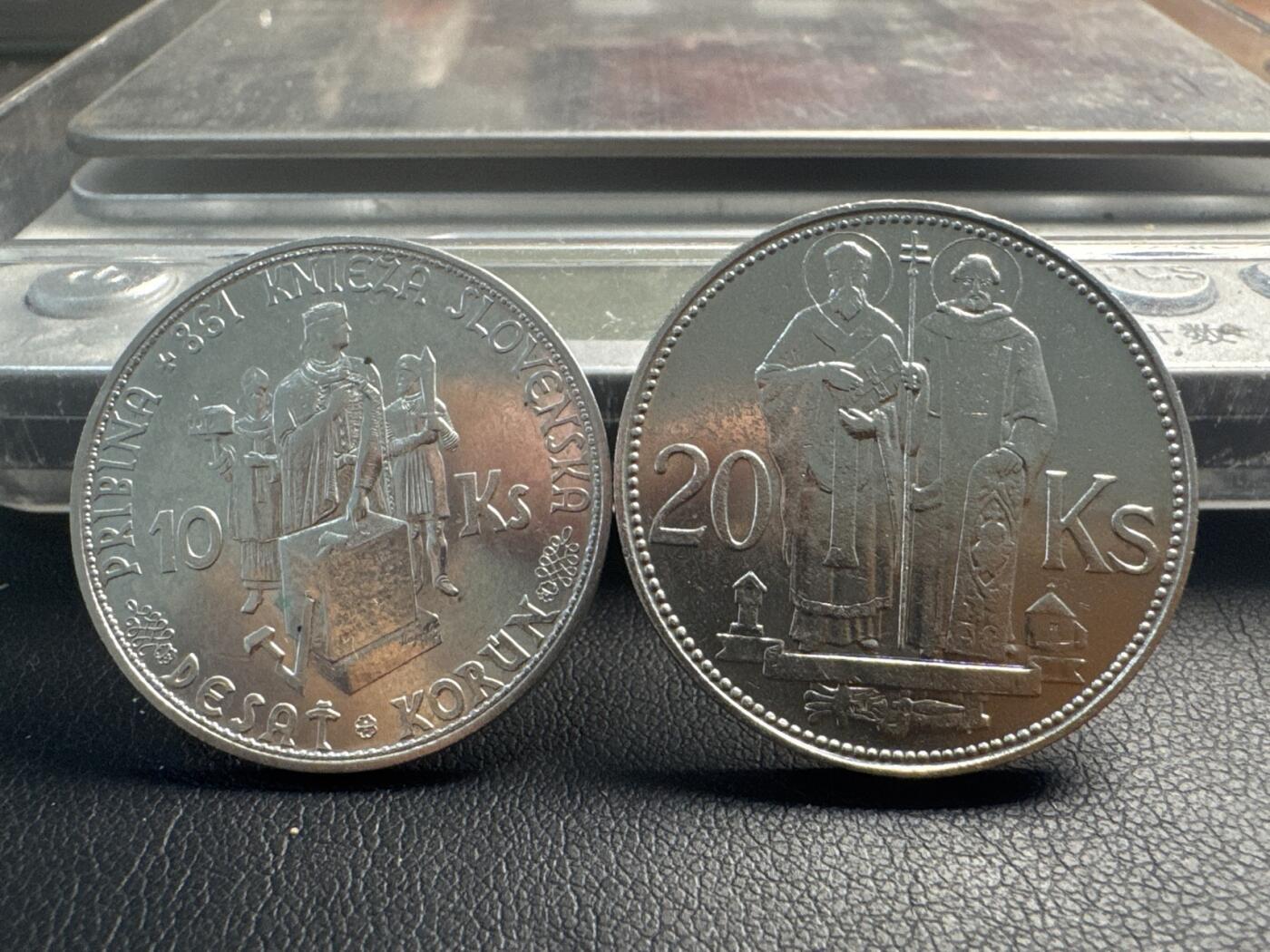 ❤️【币观天下】❤️ 第341期钱币拍卖- 2026.1.30周五晚上6点半场-长期征集拍品 春节前最后一场本场不能存放 节后恢复拍卖 斯洛伐克10+15克银币500银