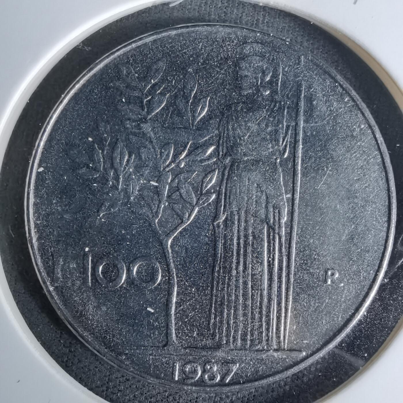 沼泽如烟--第978场 意大利1987年100里拉