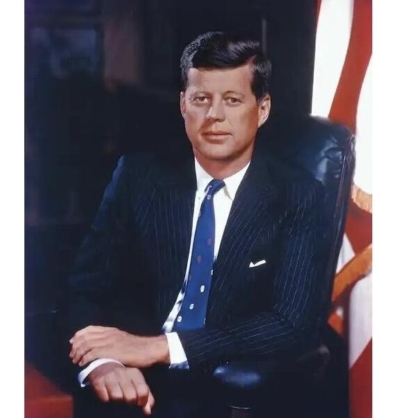 美国1968年 肯尼迪总统高浮雕精制大铜章 40MM