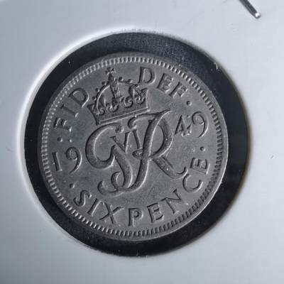 沼泽如烟--第978场 - 英国1949年6便士