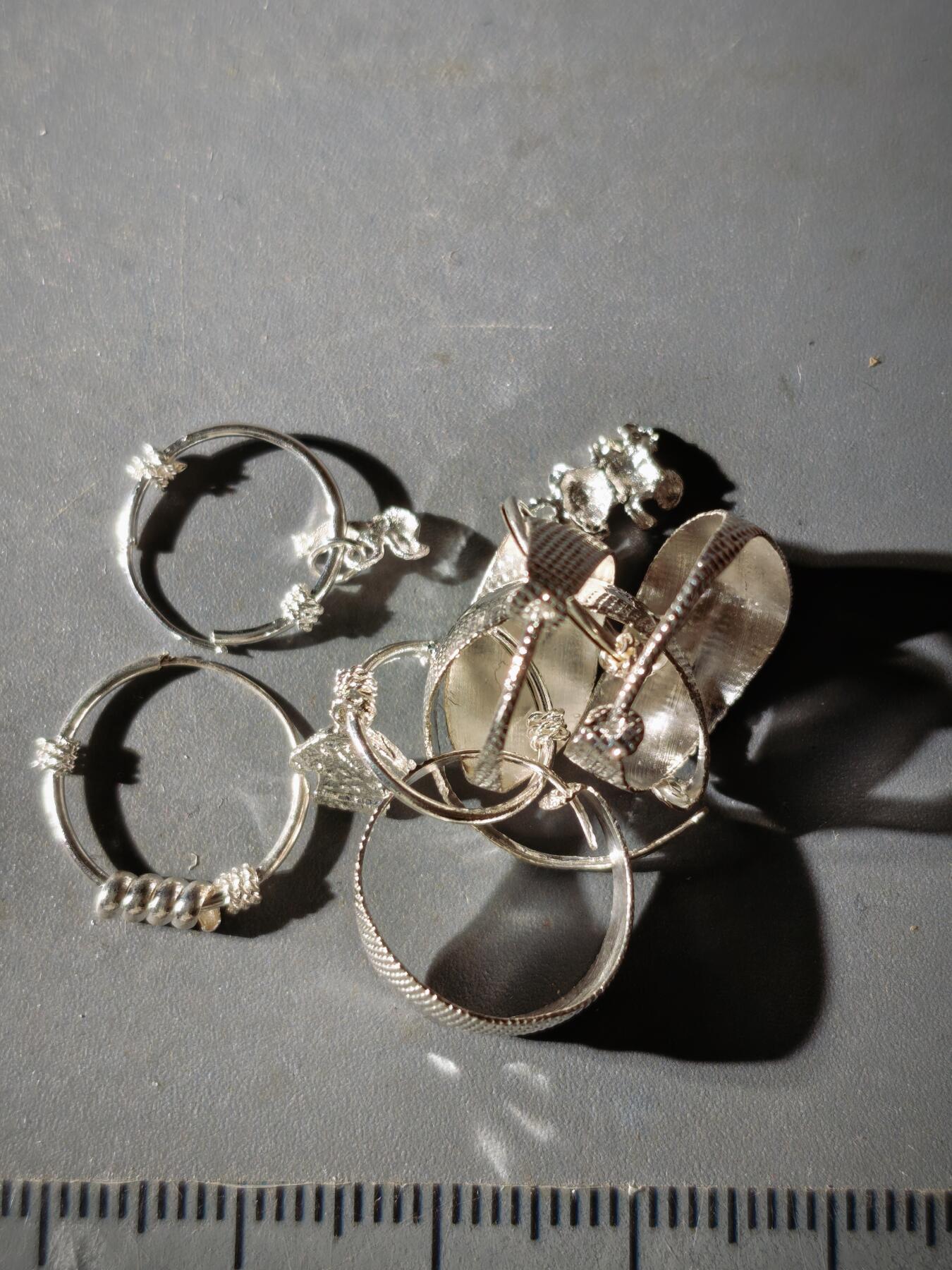 114期新疆红钱粟特钱币丝路钱币专场 10镀银饰品