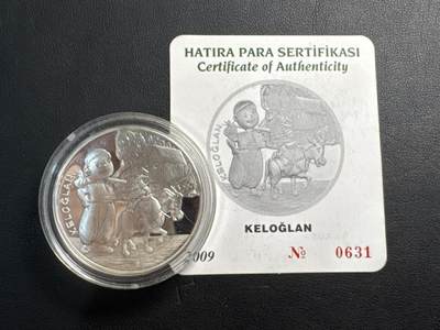 ❤️【币观天下】❤️ 第341期钱币拍卖- 2026.1.30周五晚上6点半场-长期征集拍品 春节前最后一场本场不能存放 节后恢复拍卖 - 土耳其2019年民间故事小毛驴精制纪念银币发行量3000枚31.1克带证书