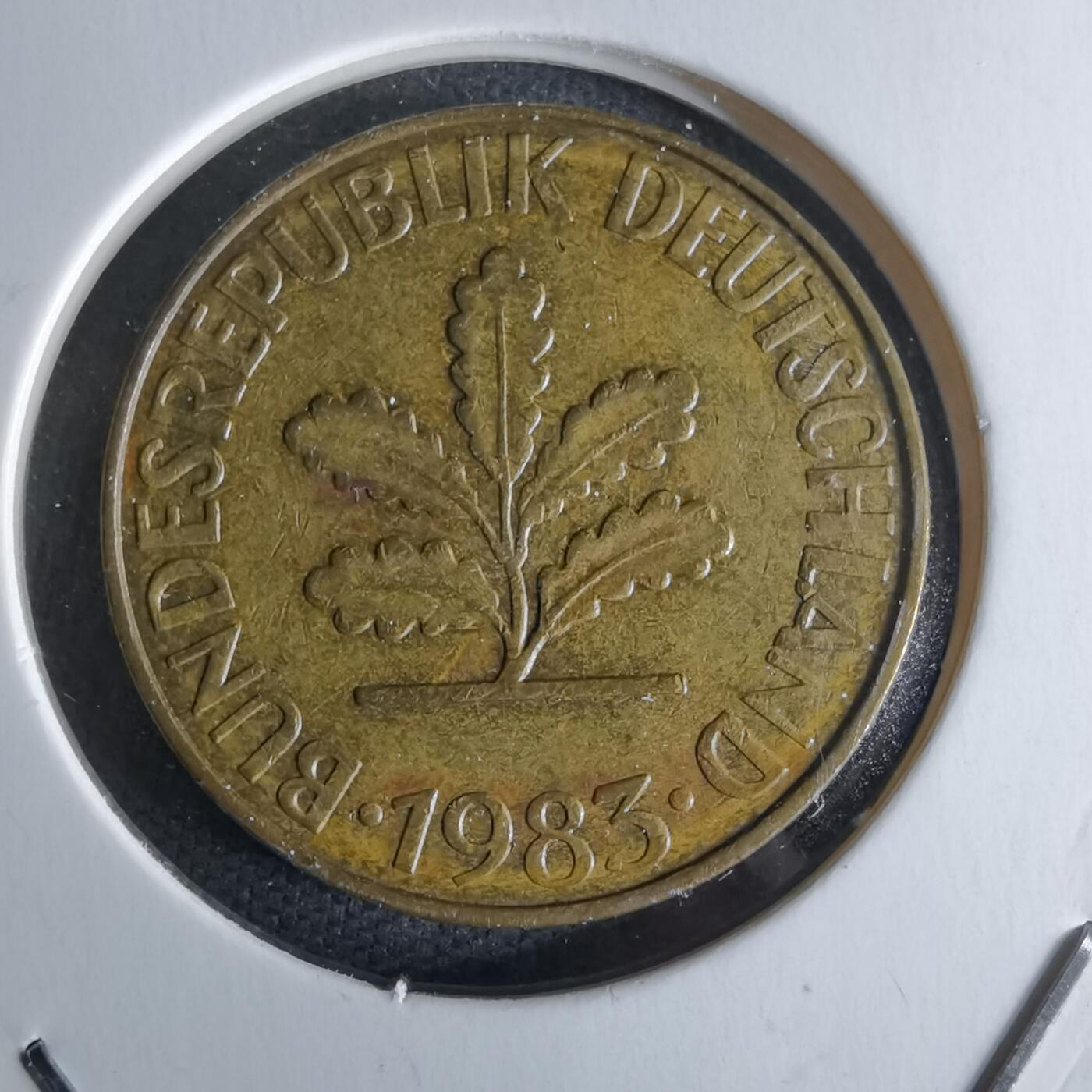 沼泽如烟--第979场 德国1983年10芬尼