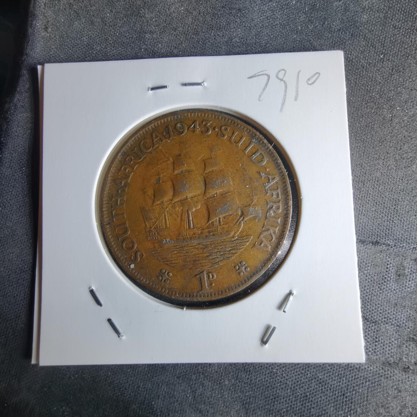 沼泽如烟--第979场 南非1943年1便士