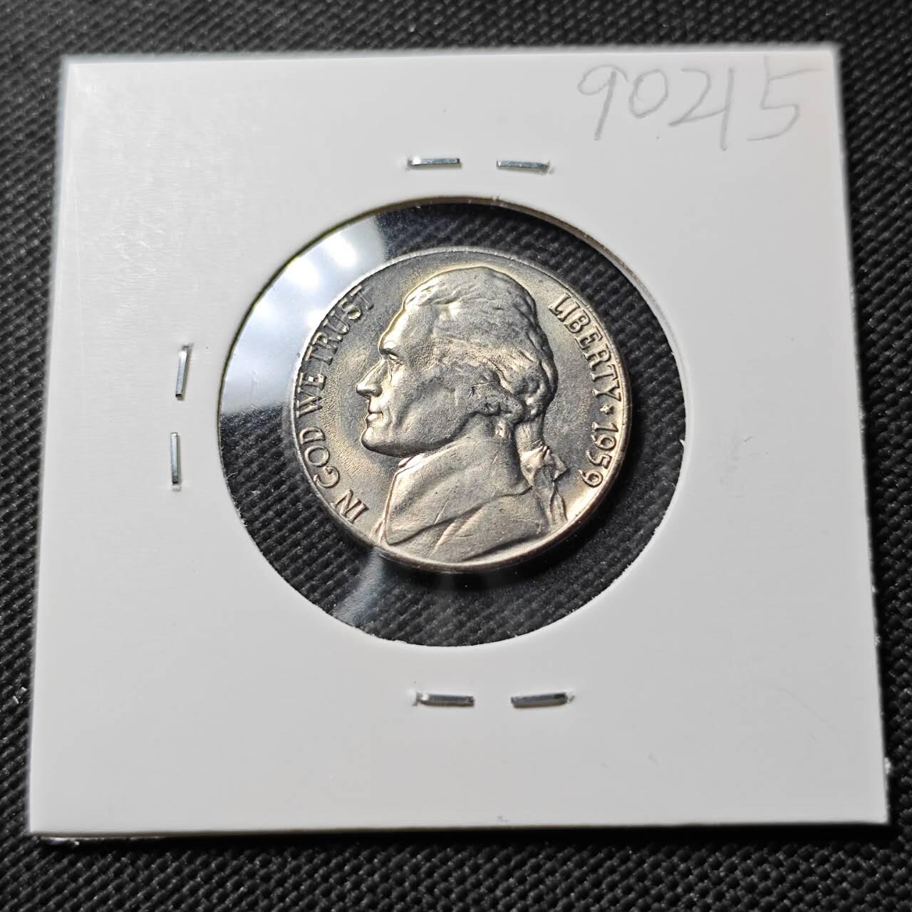 KK钱币收藏小铺  第390期  2月预留时间 周末发货  1959美国5分 好品