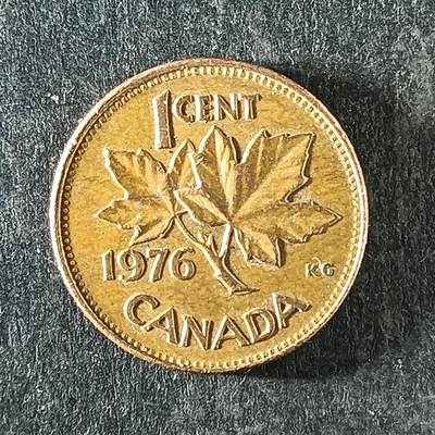 逸泉钱币2026第十四场世界各国散币纪念币A1214-1613 - 1370 加拿大枫叶铜币1分