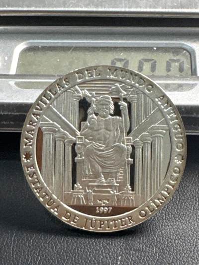 ❤️【币观天下】❤️ 第341期钱币拍卖- 2026.1.30周五晚上6点半场-长期征集拍品 春节前最后一场本场不能存放 节后恢复拍卖 - 1997 古巴 七大奇迹之罗德岛太阳神巨像 10比索【精制】银币