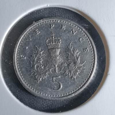 沼泽如烟--第979场 - 英国1991年5便士