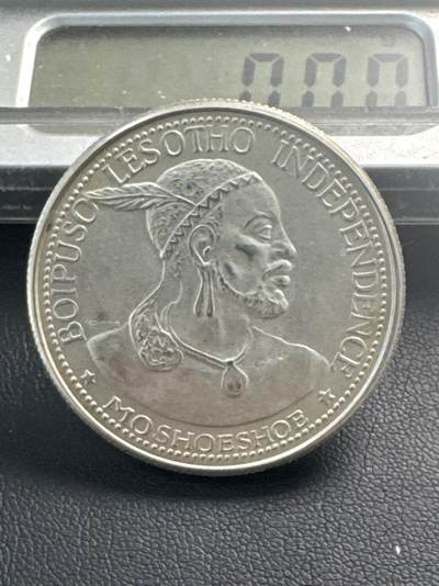 ❤️【币观天下】❤️ 第341期钱币拍卖- 2026.1.30周五晚上6点半场-长期征集拍品 春节前最后一场本场不能存放 节后恢复拍卖 - 莱索托1966年银币28.1克900银