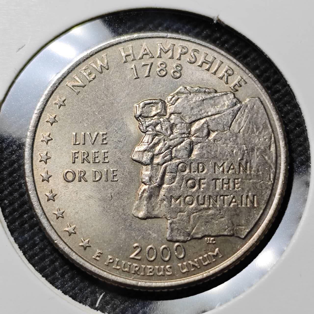 KK钱币收藏小铺  第390期  2月预留时间 周末发货  美国25分纪念币