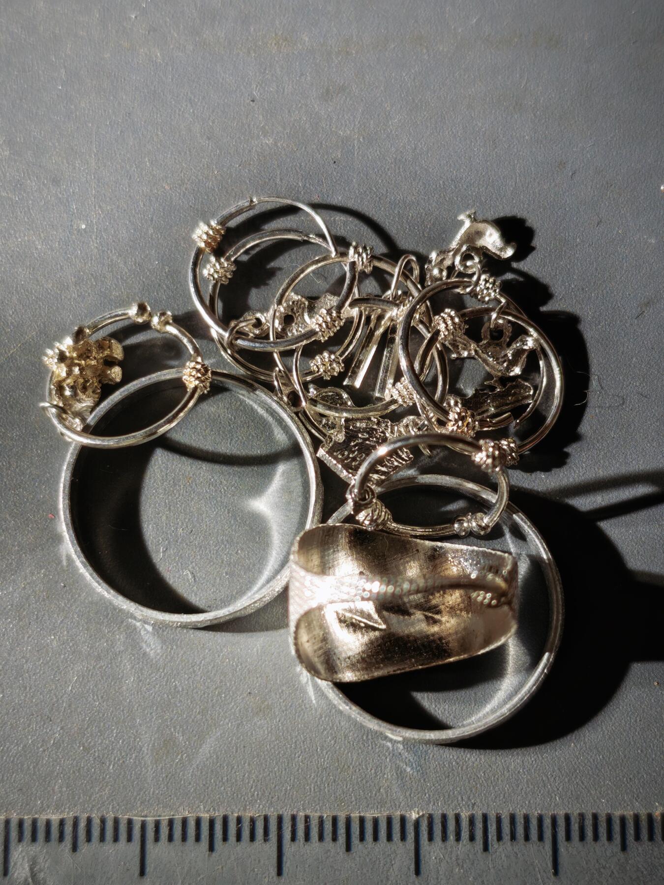 114期新疆红钱粟特钱币丝路钱币专场 4镀银饰品