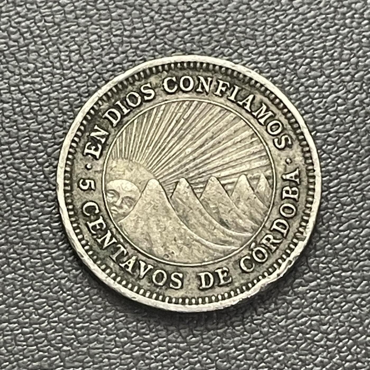 回流0201 尼加拉瓜1965年5分