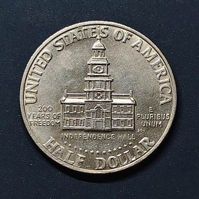 【全场包邮】纯粹捡漏拍498场-持续更新中 - 美国1976年半元独立200周年纪念币