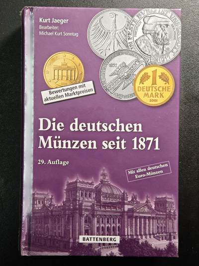 【德藏】世界币章拍卖第163期（拍品征集中~欢迎藏友联系） - 2026年最新版！全新塑封！德国耶格钱币目录！现货！硬壳精装