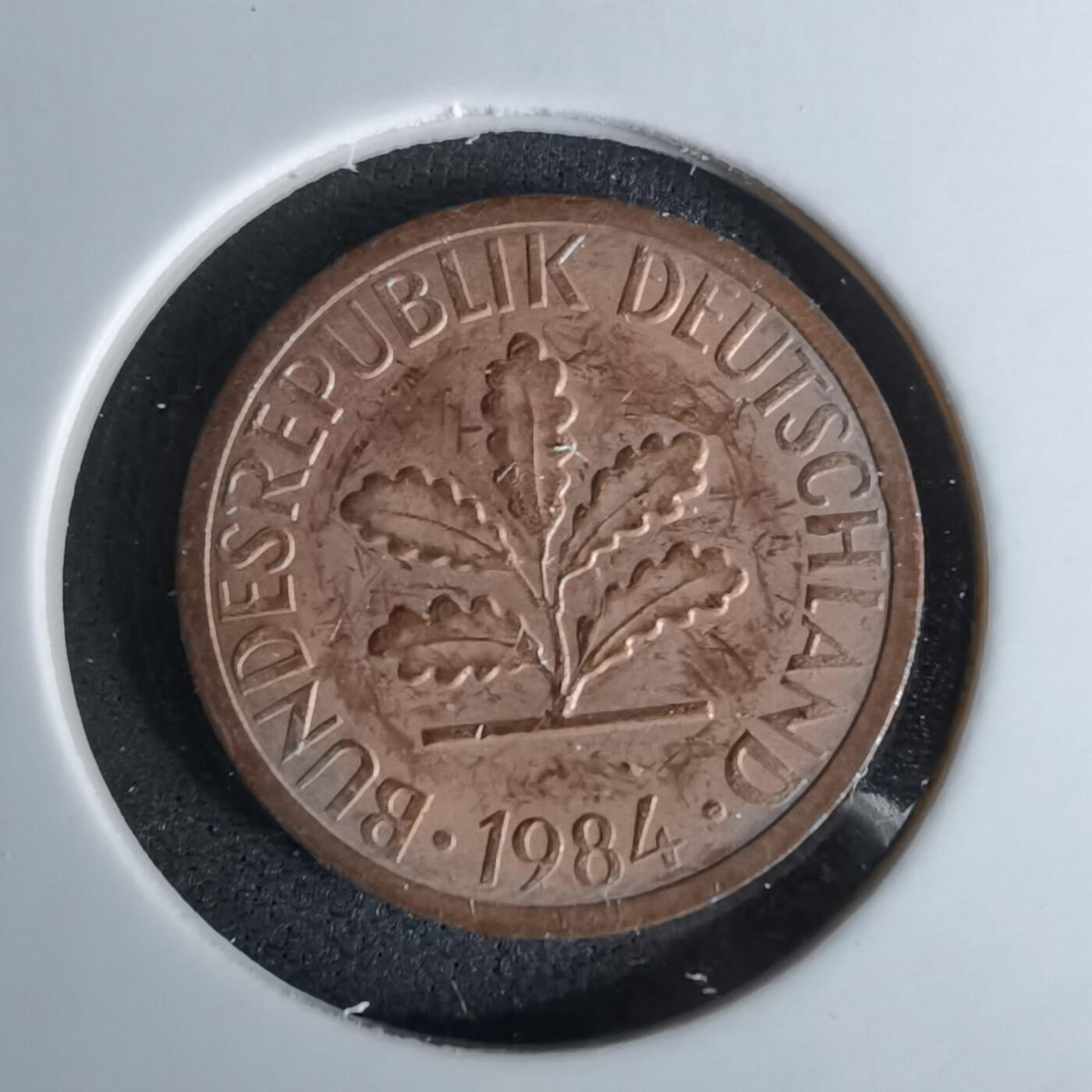 沼泽如烟--第978场 德国1984年1芬尼