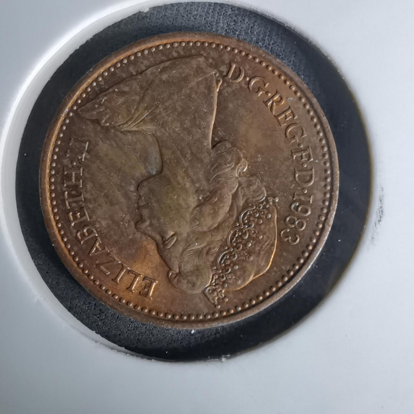 沼泽如烟--第978场 英国1983年1便士