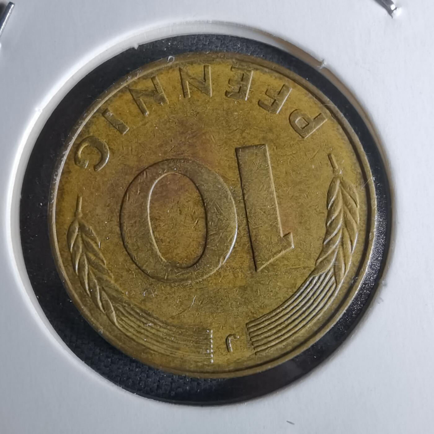 沼泽如烟--第979场 德国1983年10芬尼