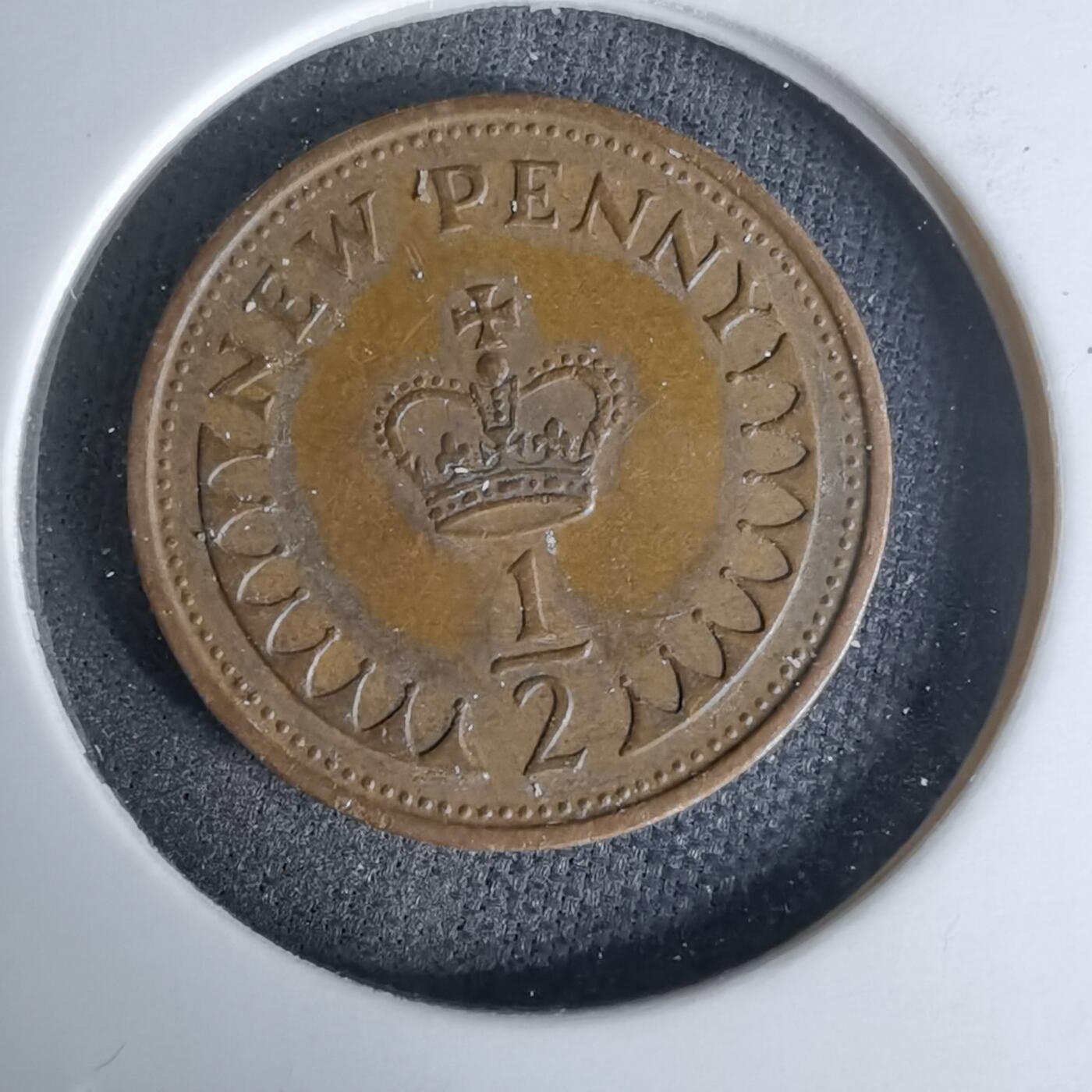 沼泽如烟--第978场 英国1971年半便士