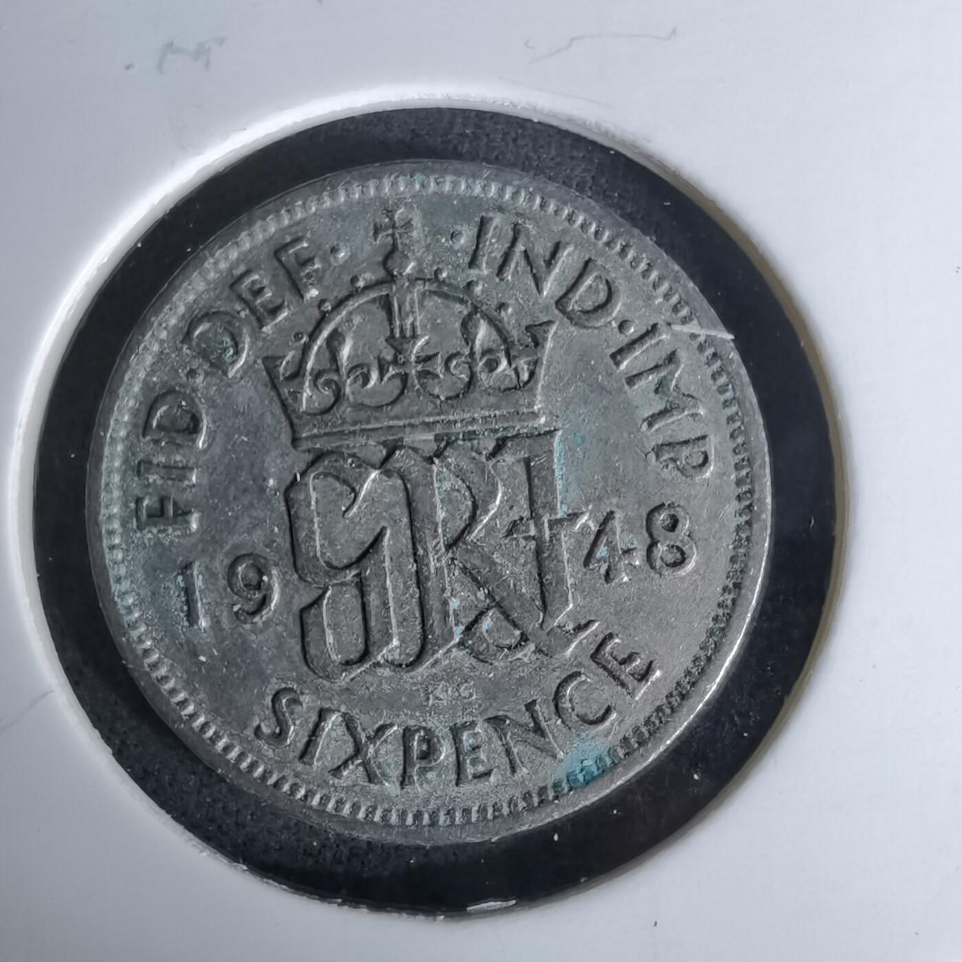 沼泽如烟--第978场 英国1948年6便士