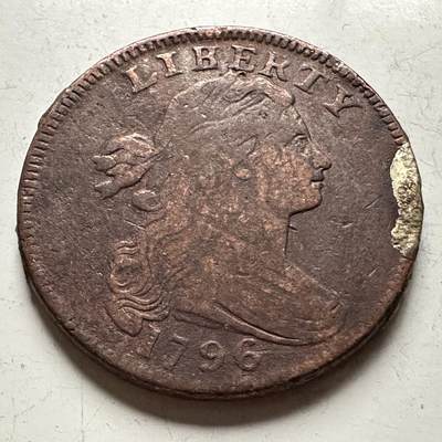 🌹外币初藏🌹🐯2026年第13场  每周二四六晚8️⃣点 接代拍 - 美国1796年一美分 稀少品种