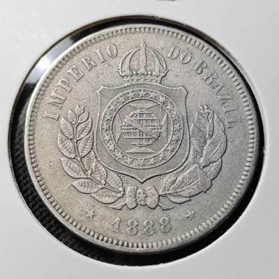 KK钱币收藏小铺  第390期  2月预留时间 周末发货 -  巴西200瑞斯