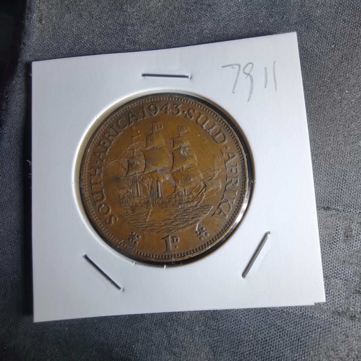 沼泽如烟--第979场 南非1943年1便士