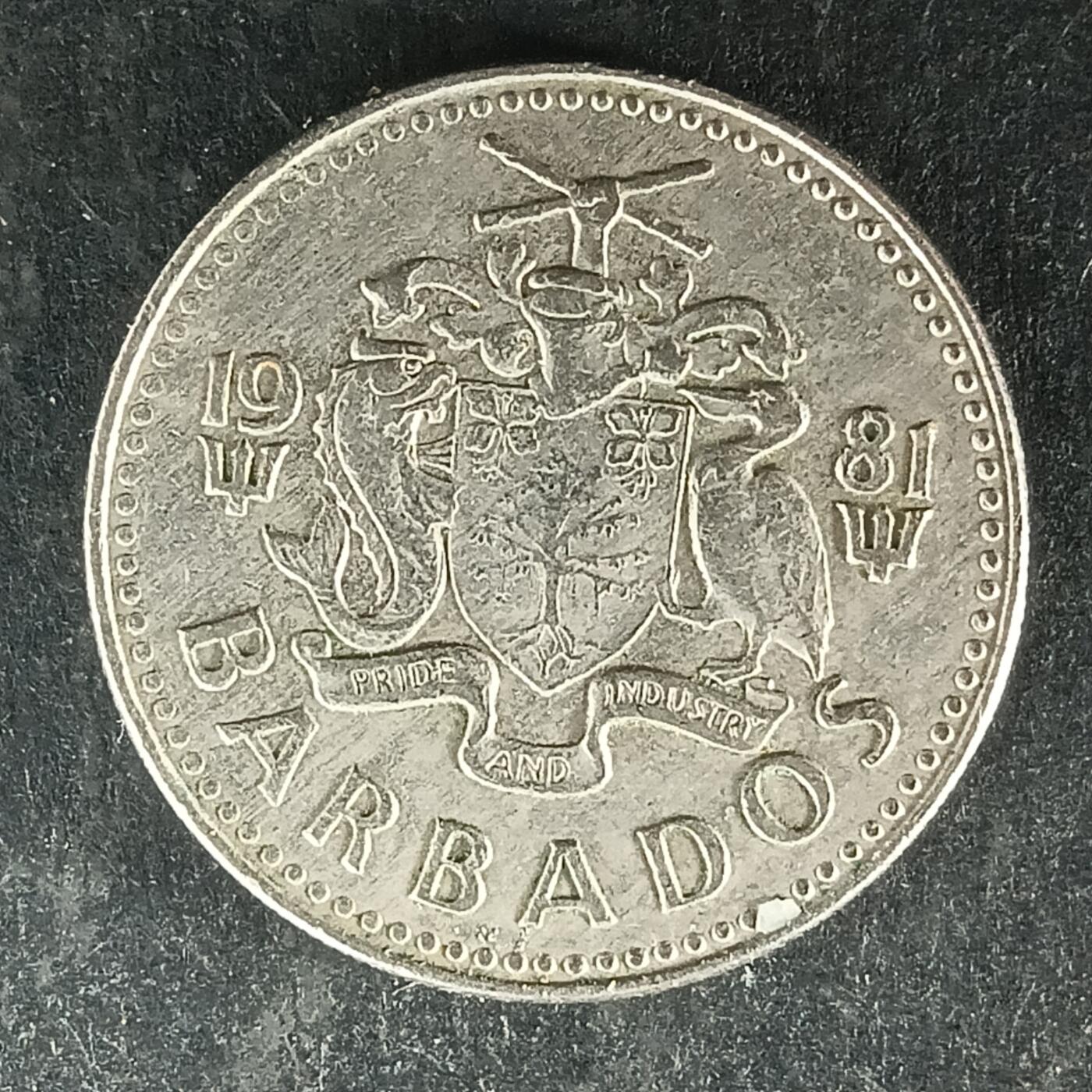 逸泉钱币2026第十四场世界各国散币纪念币A1214-1613 1333 巴巴多斯珊瑚鱼