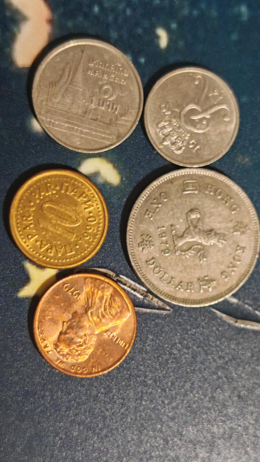 杂项场 外币五枚