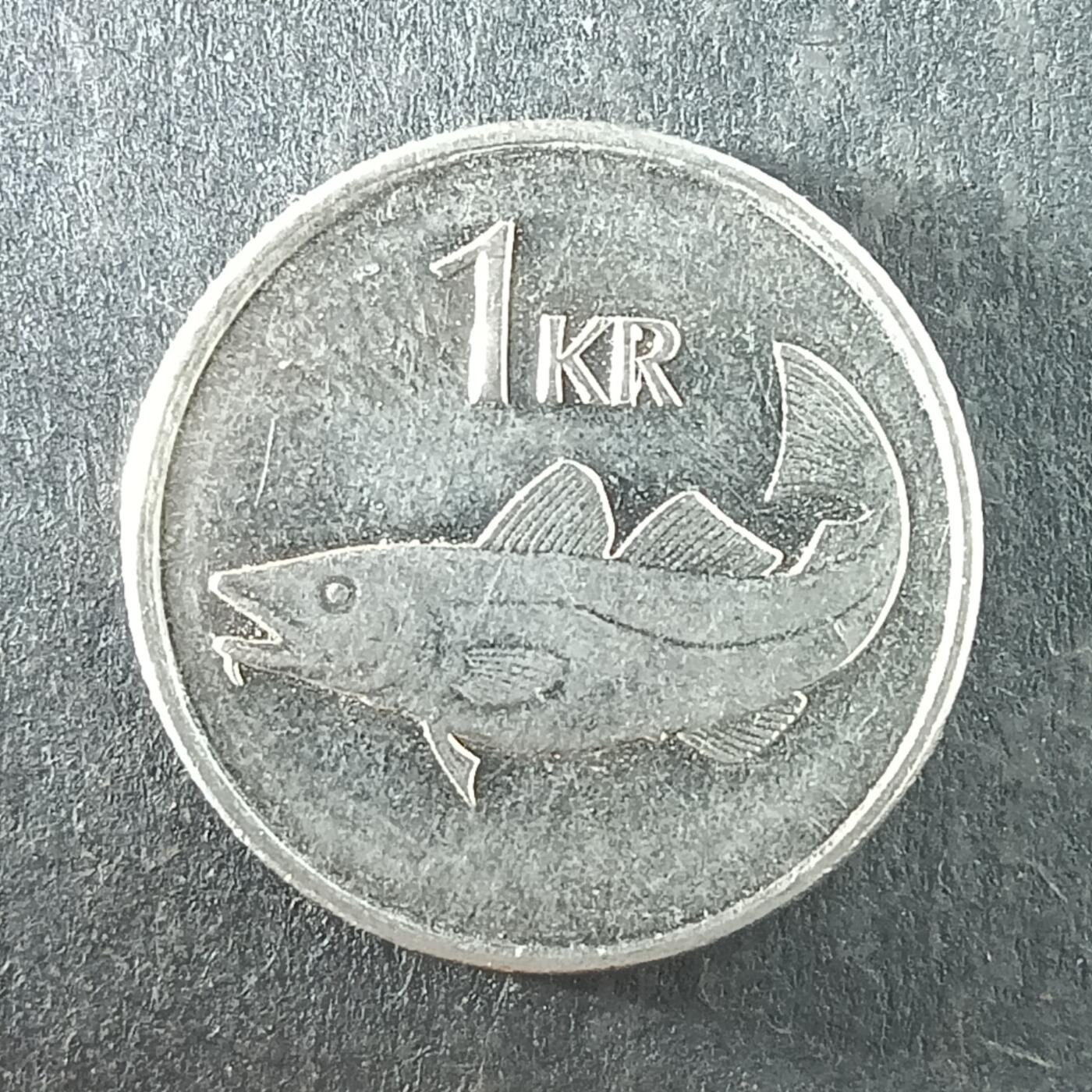 逸泉钱币2026第十四场世界各国散币纪念币A1214-1613 1337 冰岛1克朗硬币