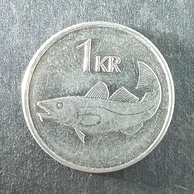 逸泉钱币2026第十四场世界各国散币纪念币A1214-1613 - 1337 冰岛1克朗硬币