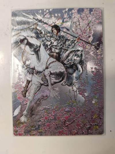 春节前倒数第二场！！龙虎卡牌-七四场（满200元包邮，无佣金，每周六结拍，欢迎送拍） - 【编号】粗闪卡 卡德曼 忠义水浒 谷粒 - 扈三娘