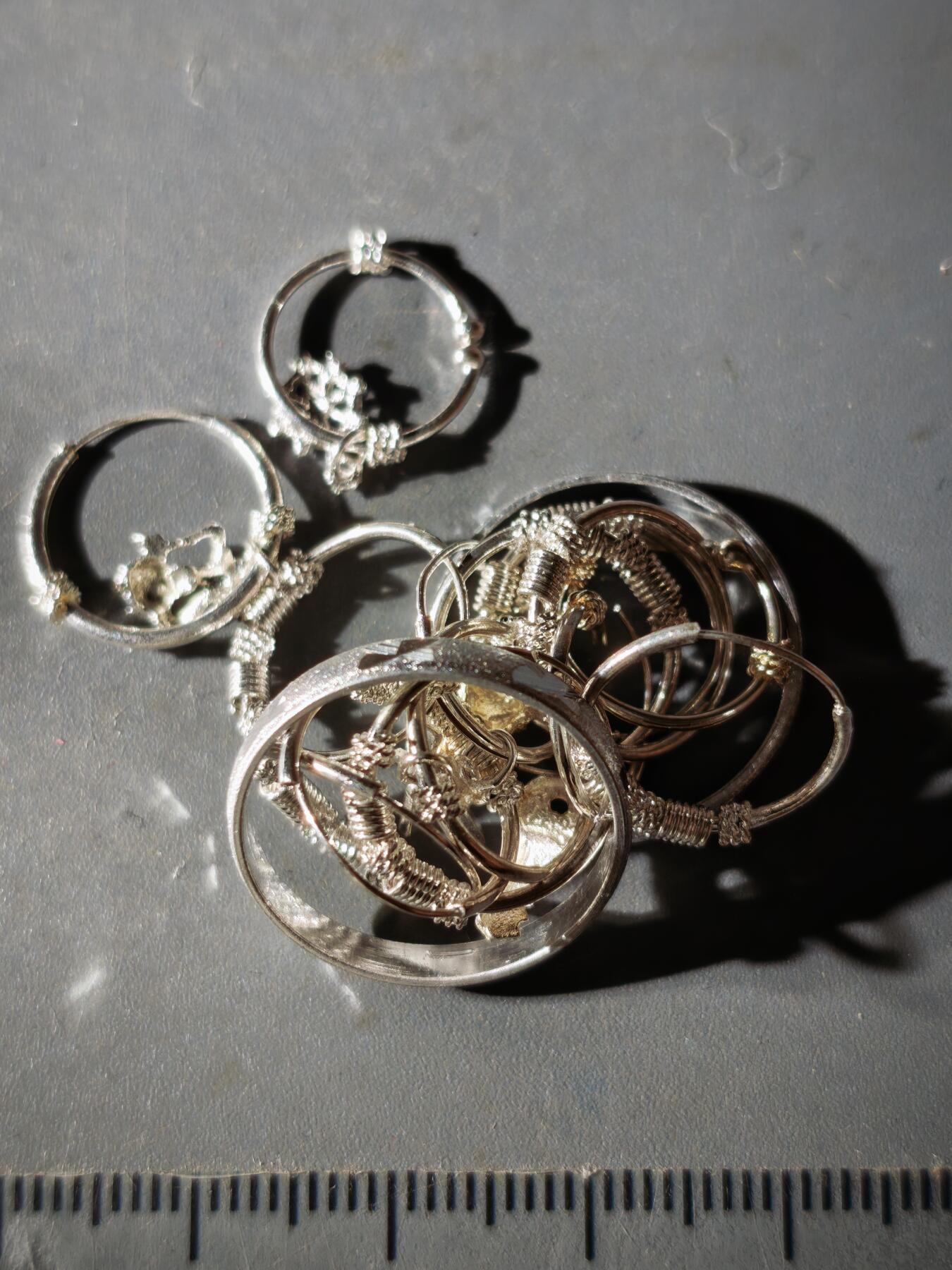 114期新疆红钱粟特钱币丝路钱币专场 3 镀银饰品