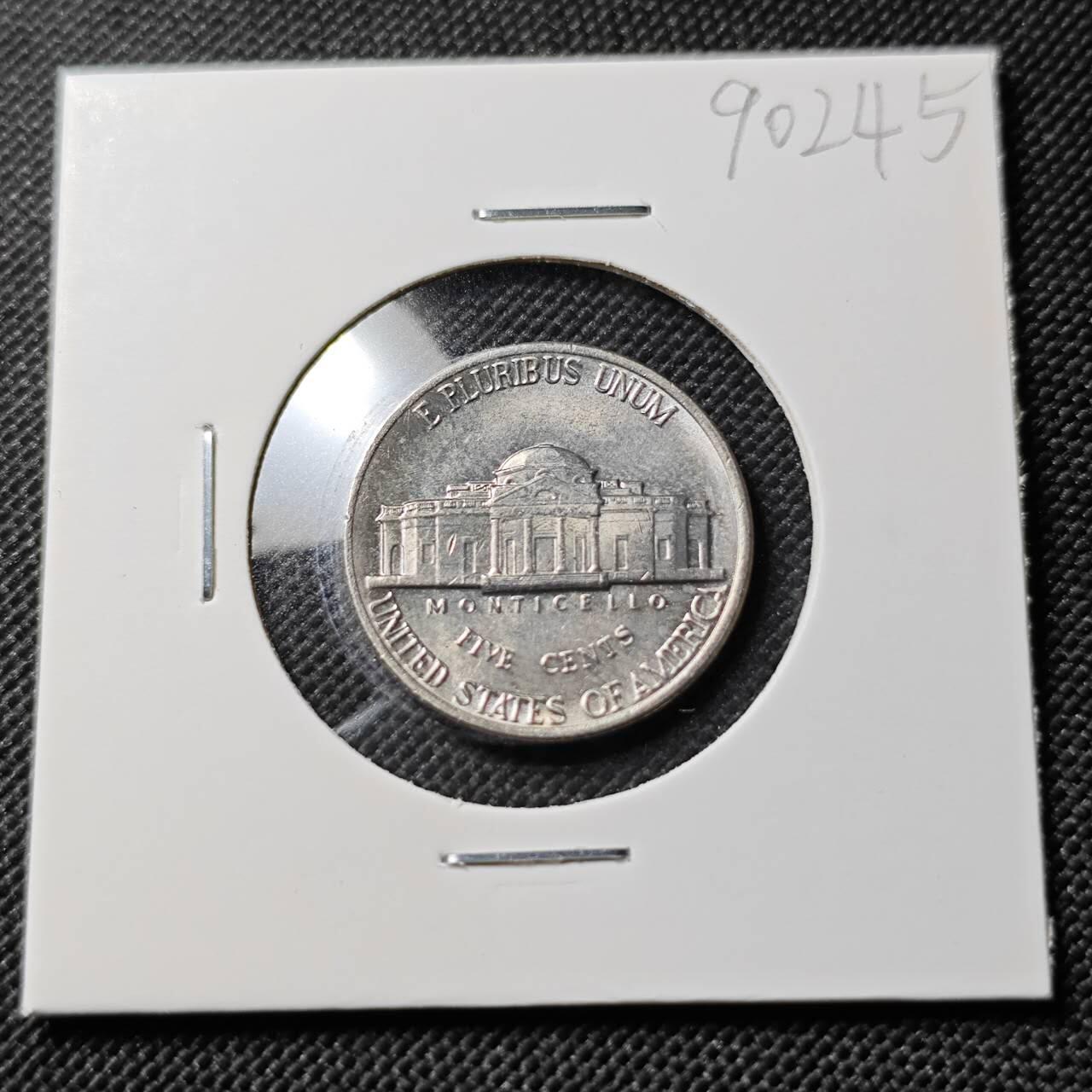KK钱币收藏小铺  第390期  2月预留时间 周末发货  美国5分镍币 好品