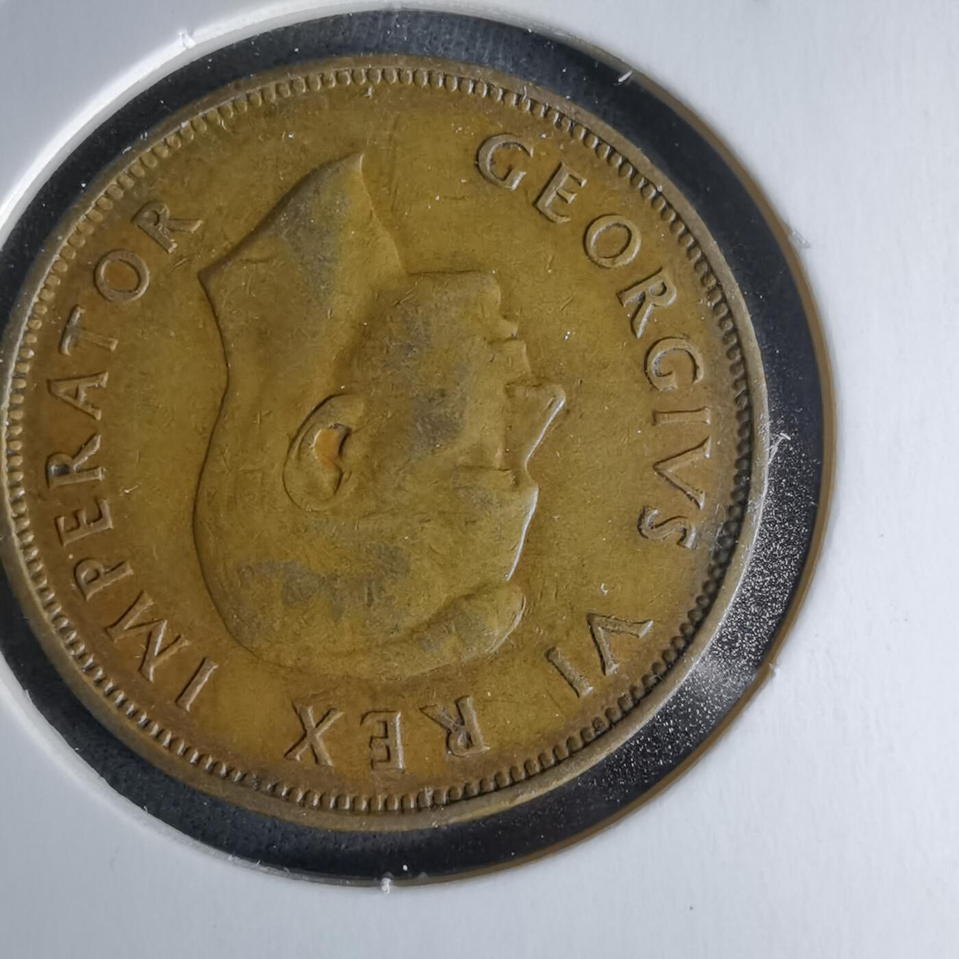 沼泽如烟--第979场 南非1942年半便士