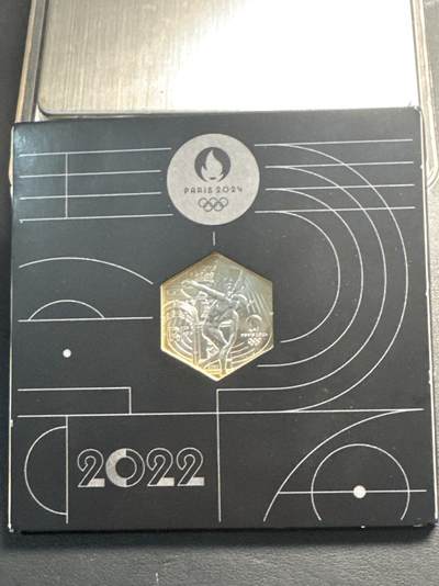 ❤️【币观天下】❤️ 第341期钱币拍卖- 2026.1.30周五晚上6点半场-长期征集拍品 春节前最后一场本场不能存放 节后恢复拍卖 - 法国2024年巴黎奥运会10欧元六边形纪念银币