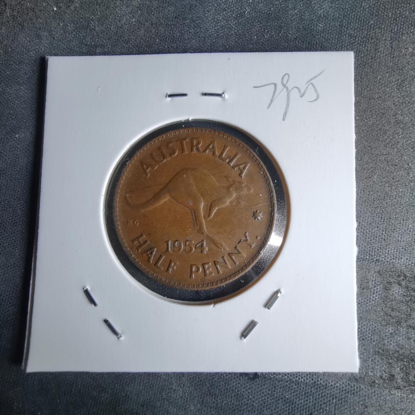 沼泽如烟--第979场 澳大利亚1954年半便士