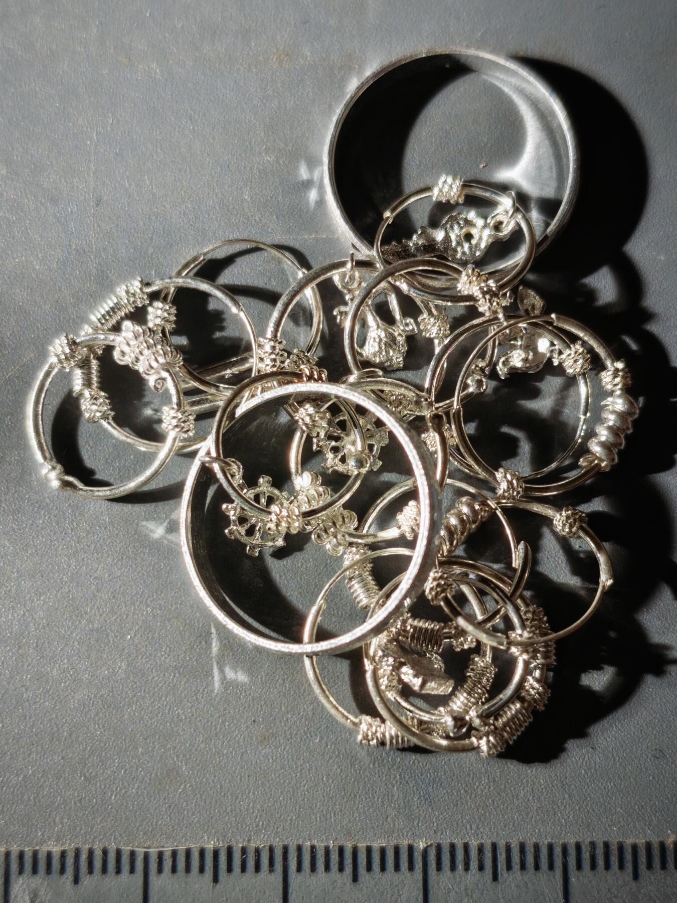 114期新疆红钱粟特钱币丝路钱币专场 9 镀银饰品