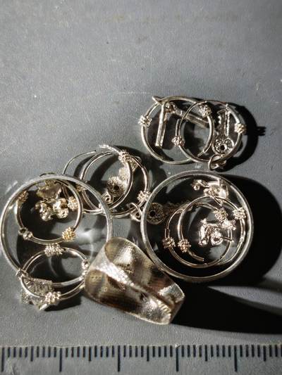 114期新疆红钱粟特钱币丝路钱币专场 - 4镀银饰品